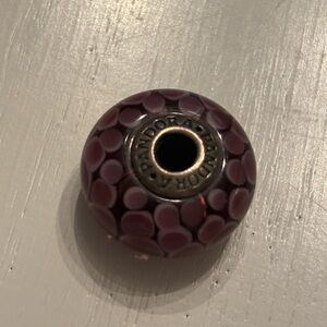 Pandora Purple Marano glass Charm Bead